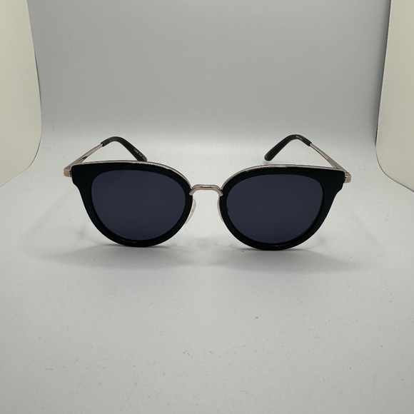 Toms Accessories - NWOT TOMS Sunglasses - Rey in Gloss Black Gold Metal with Grey Lens